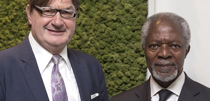 Kofi Annan entra en el negocio de moda y guía a Geox en |