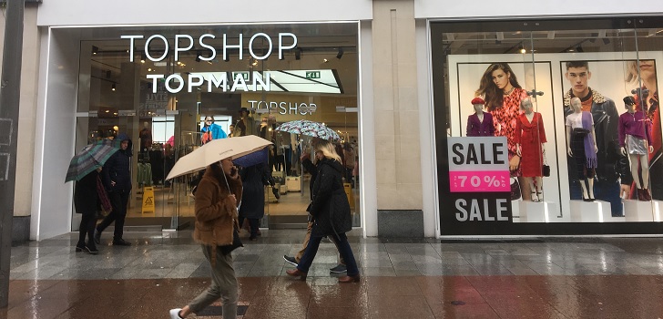 El due&ntilde;o de Topshop encoge sus ventas un 10,5% en plena reestructuraci&oacute;n 