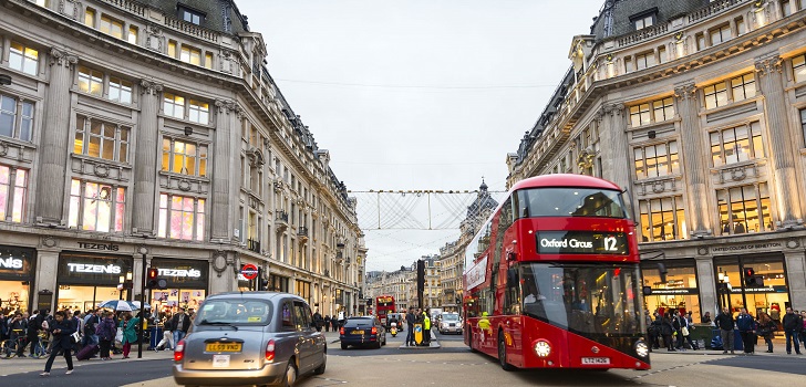 Londres invertirá 150 millones en la transformación de Oxford Street