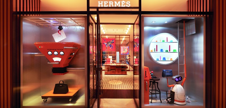 Tienda de Hermès Hermès encoge sus ventas un 6,5% en el primer trimestre por el coronavirus