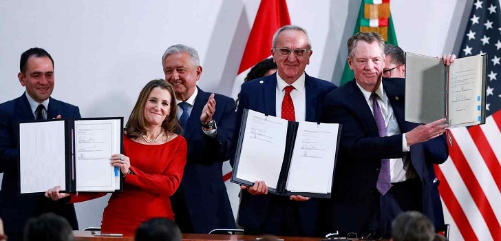 México, Estados Unidos y Canadá firman cambios del Tratado de Libre Comercio 