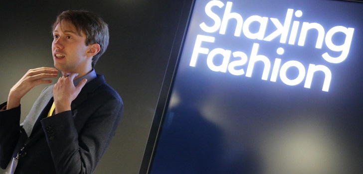 Michael Veale durante su ponencia en el Shaking Fashion Michael Veale (University College of London): “El diseño todavía necesita la intervención humana”