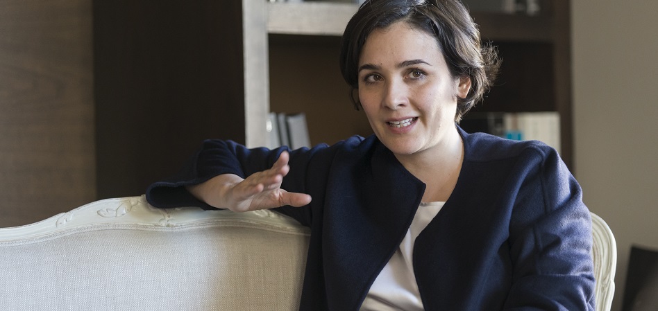 Adriana Domínguez, directora general de Adriana Domínguez. “Mi padre me está apoyando mucho en esto, también parte del apoyo que me está dando es darme espacio”