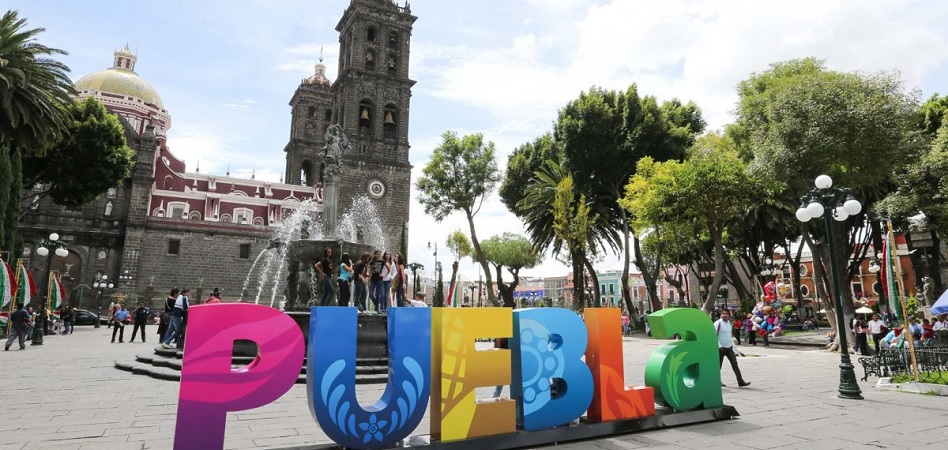 El Zócalo de Puebla, un museo de moda
