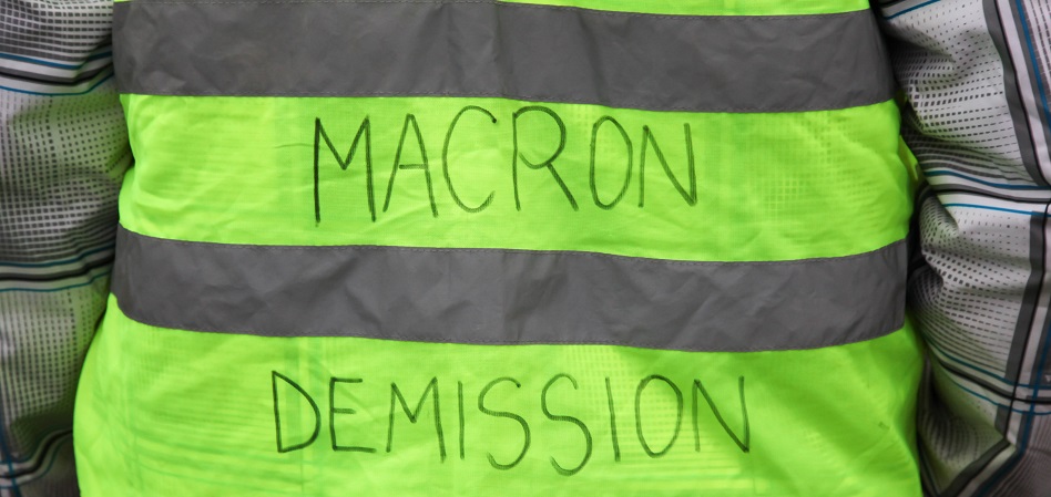 Chaleco amarillo en Francia Europa, sobre aviso: ralentización de los mercados con la moda ‘en guardia’