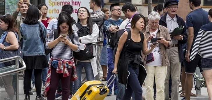 Las compras de turistas internacionales en España crecen un 15% en el primer semestre