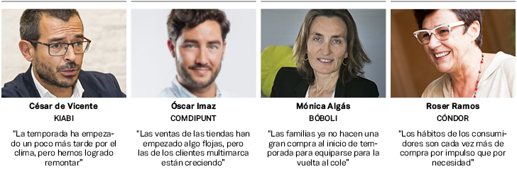 César de Vicente, Óscar Imaz, Mónica Algàs y Roser Ramos.