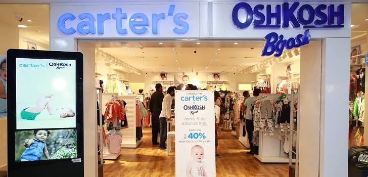 Oshkosh acelera en Chile con siete aperturas en las tiendas departamentales Paris 