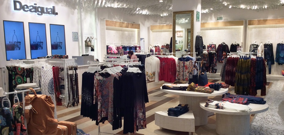 Desigual opera actualmente con doce tiendas en M&eacute;xico, ocho de ellas en la capital