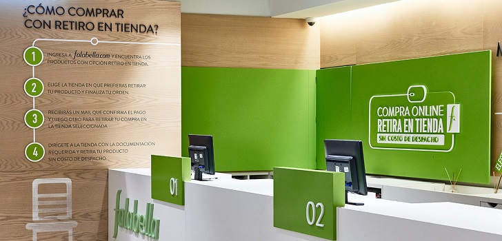 Servicio de click and collect de Falabella. Falabella saca provecho de la compra de Linio: llevará toda su oferta a la plataforma en 2019