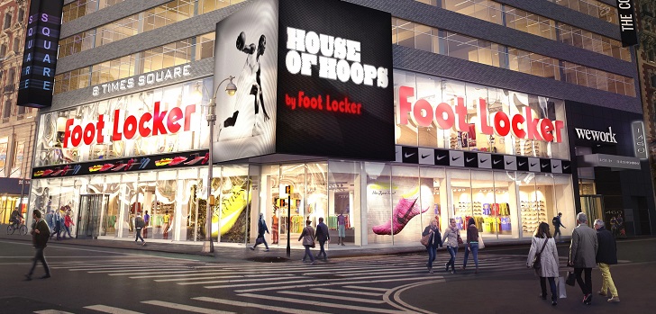 borgoña Generalmente hablando Nabo Foot Locker reta a Nike en Nueva York con un nuevo 'flagship store' | Modaes