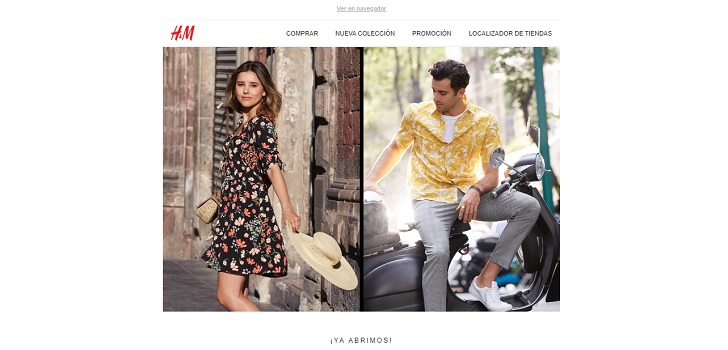 H&M pone en marcha su plataforma de ecommerce en M&eacute;xico 