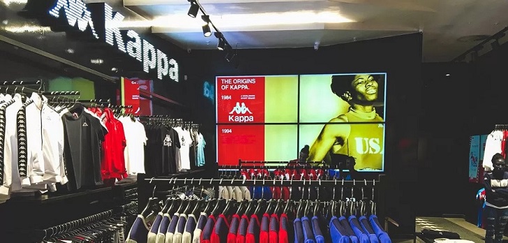 Interior de una tienda de Kappa Kappa avanza en España: entra en El Corte Inglés y prepara su primer ‘flagship’ en el país