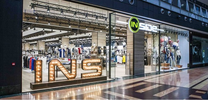 Escaparate de una tienda Inside El dueño de Inside eleva un 3% su resultado pese reducir un 1% sus ventas en el primer trimestre