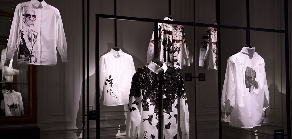 Karl Lagerfeld y su clásica ‘white shirt’ juntos otra vez