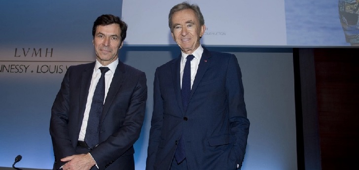Jean-Jacques Guiony y Bernard Arnault  Dominique Matre
