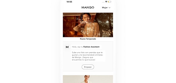 Mango, más ‘techie’: lanza el reconocimiento de imagen en su ‘app’