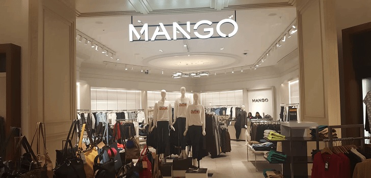 Corner de Mango en El Palacio de Hierro Polanco, Ciudad de México. Mango se apoya en Falabella para crecer en Argentina: entra en canal online y prepara otra apertura