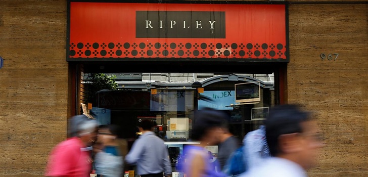 Ripley dispara su beneficio un 10,5% hasta septiembre y eleva sus ventas un 2,2% 