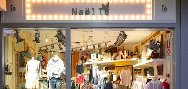Escaparate de una tienda de Naëlle Trucco impulsa Naëlle con una veintena de corners en plena búsqueda de un socio