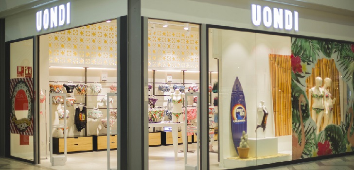 Tienda de Uondi en el centro comercial La Abadia de Toledo Young Retail refuerza Mango y Pimkie en España para rebasar los diez millones en 2017
