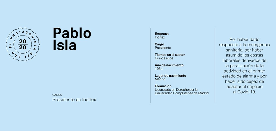 Pablo Isla, el capitán del líder de la moda