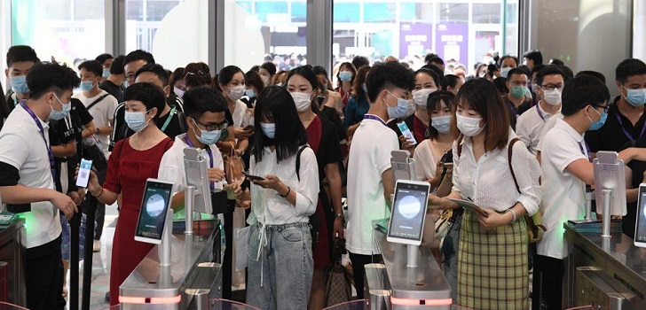 Entrada de Chic Shenzhen en su edición de julio de 2020. Las ferias se reactivan en Asia: Chic Shenzhen e Intertextile reciben a 42.300 visitantes en su última edición