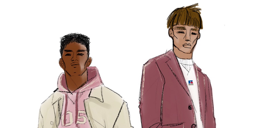 Hasta los trajes de Hugo Boss se rinden al deporte: colaboración con Russell Athletic