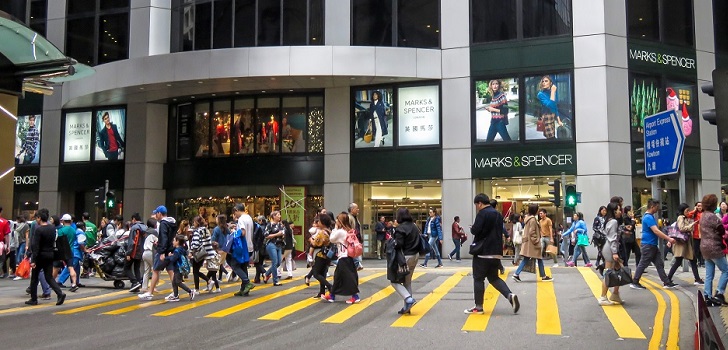 Tienda de Marks&Spencer en Hong Kong. Marks&Spencer refuerza su consejo con talento de márketing y ‘supply chain’