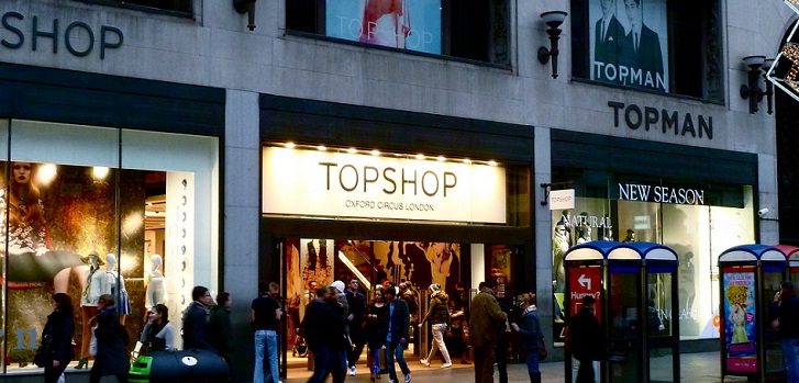  El ‘flasgship’ de Top Shop en Oxford Street busca comprador por 485 millones 
