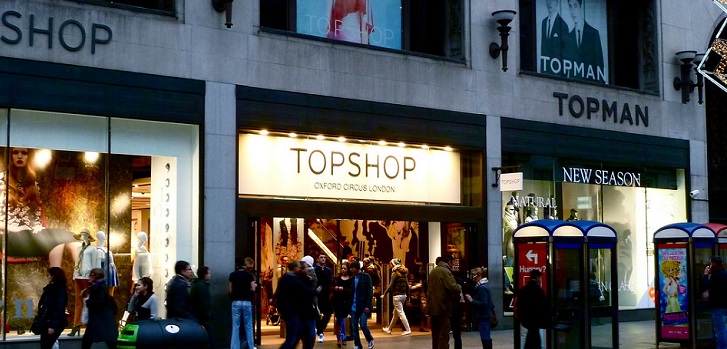  El &lsquo;flasgship&rsquo; de Top Shop en Oxford Street busca comprador por 485 millones 