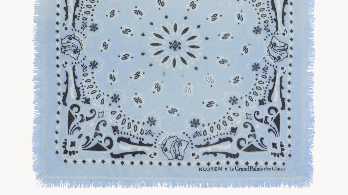 Kujten Cashmere Adorns the Icy Décor of the Grand Palais des Glaces