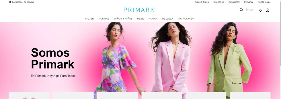 Primark acerca online lanza una nueva web en España | Modaes