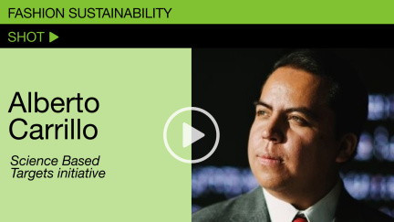 Fashion Sustainability Shot, con Alberto Carrillo (Science Based Targets initiative)