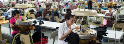 El Gobierno de Camboya prevé que la confección crezca un 8,1% hasta 2023