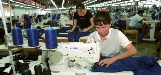 La producción en la industria colombiana de la confección cae un 12,1% en octubre