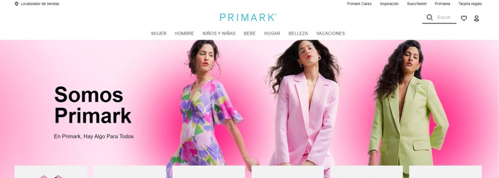 Primark se acerca al online y lanza una nueva web en España