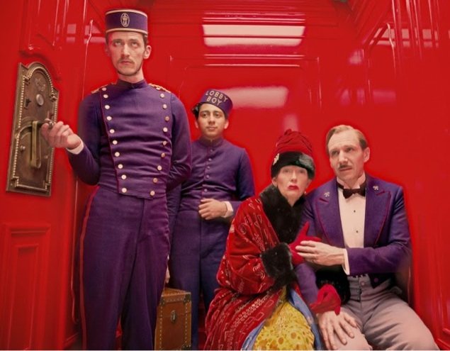 Fendi viste a los actores de 'The Grand Budapest Hotel'