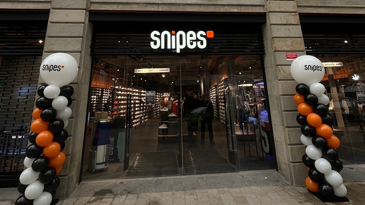 Snipes reubica su mayor &lsquo;flagship&rsquo; en el mercado espa&ntilde;ol en Barcelona