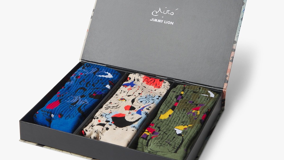 Jimmy Lion plasma la obra de Joan Mir&oacute; del lienzo al calcet&iacute;n