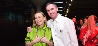 Raf Simons y Miucca Prada, co directores creativos