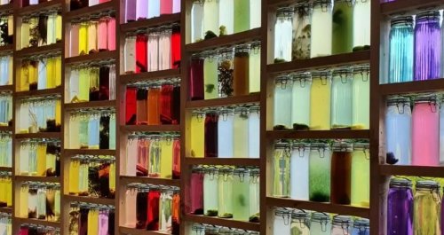 Una biblioteca de tintes