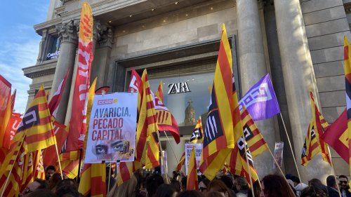 Movilizaci&oacute;n sindical europea para reclamar a Inditex un mayor reparto de beneficios