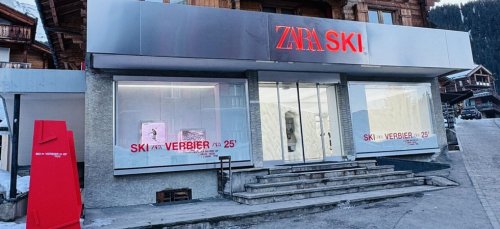 Inditex lleva a los Alpes su colección Zara Ski en un ‘pop up’ en Suiza